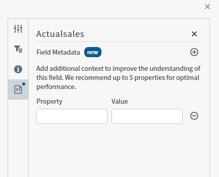 Add Field Metadata work area