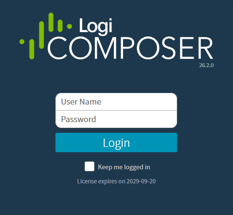 use this to log into your analytics environment
