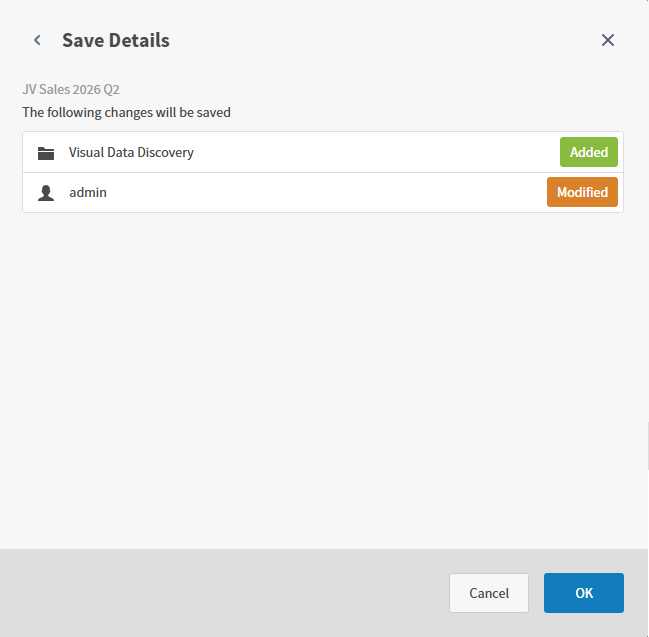 confirm your changes and save
