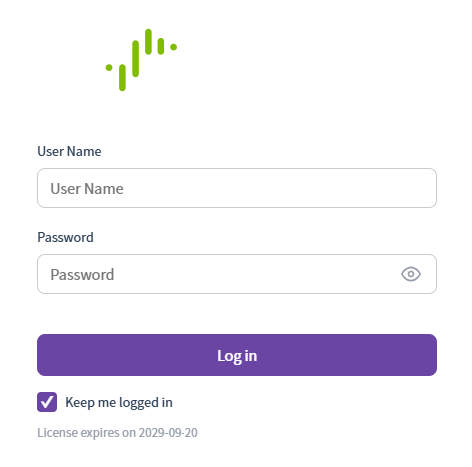 use this to log into your analytics environment